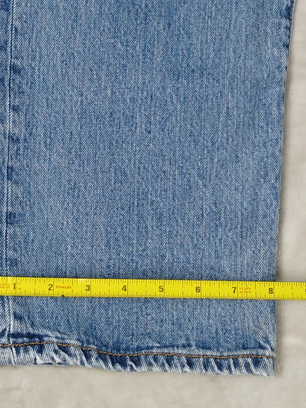 Levi's 501 Jeans 40x32 Men's Tagged 40x34 Straight Leg Button Fly